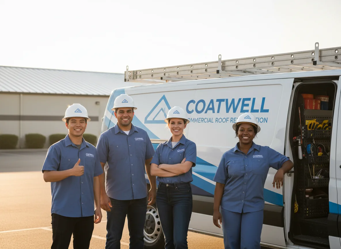 Commercial roof coating company in Needham Heights, MA